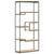 Bookcase 80x30x180 cm Rough Mango Wood