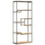 Bookcase 80x30x180 cm Rough Mango Wood