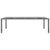 Garden Table 250x100x75 cm Tempered Glass and Poly Rattan Grey