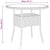 Garden Table Ø80x75 cm Tempered Glass and Poly Rattan Beige