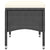 4 Piece Garden Chair and Stool Set Poly Rattan Black