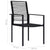 Garden Chairs 2 pcs PVC Rattan Black