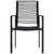 Garden Chairs 4 pcs PVC Rattan Black