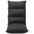 Folding Floor Chair Black Fabric