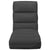 Folding Floor Chair Anthracite Faux Leather