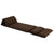 Folding Floor Chair Brown Microfibre