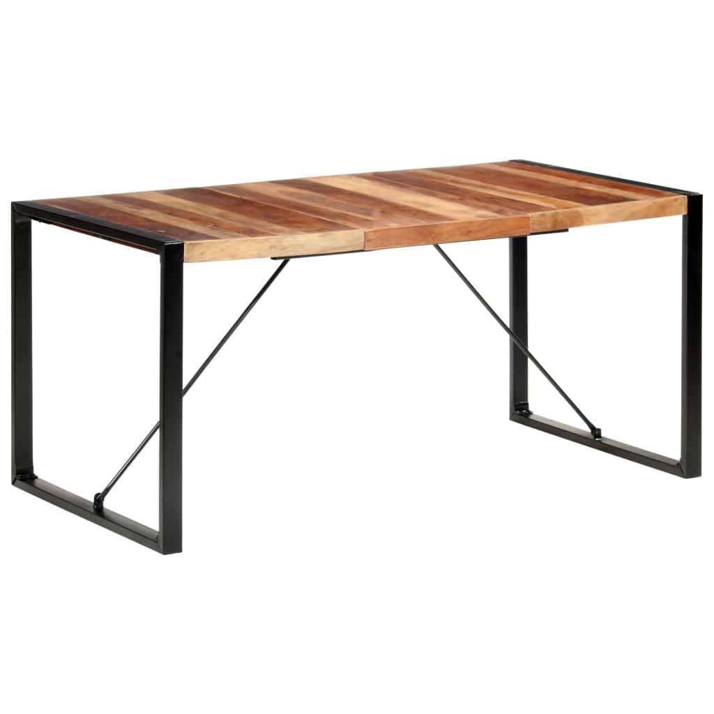 Dining Table 160x80x75 cm Solid Wood