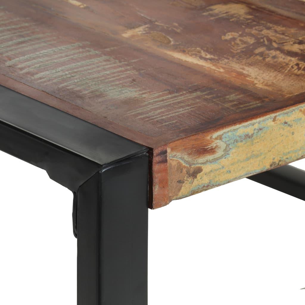 Dining Table 140x140x75 cm Solid Wood Reclaimed