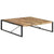 Coffee Table 140x140x40 cm Solid Wood Mango
