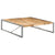 Coffee Table 140x140x40 cm Solid Wood Mango