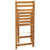 3 Piece Folding Bistro Set with Cushions Solid Acacia Wood