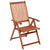 Folding Garden Chairs 3 pcs Solid Acacia Wood