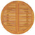 Garden Table Ø110x75 cm Solid Wood Acacia