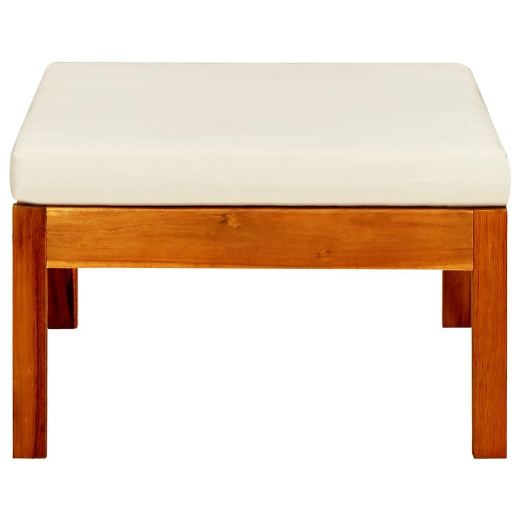 Garden Footrests 2 pcs Solid Acacia Wood