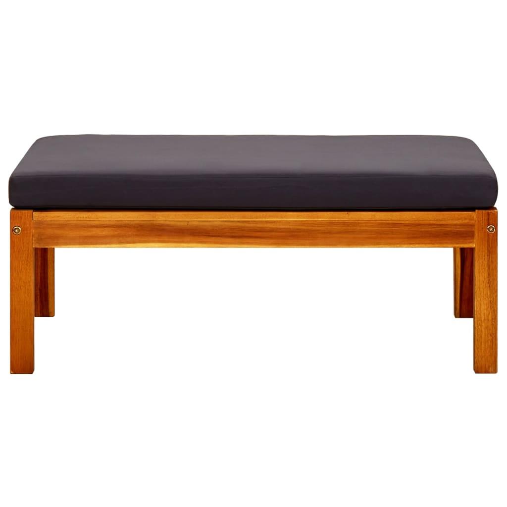Garden Footrests 2 pcs Solid Acacia Wood