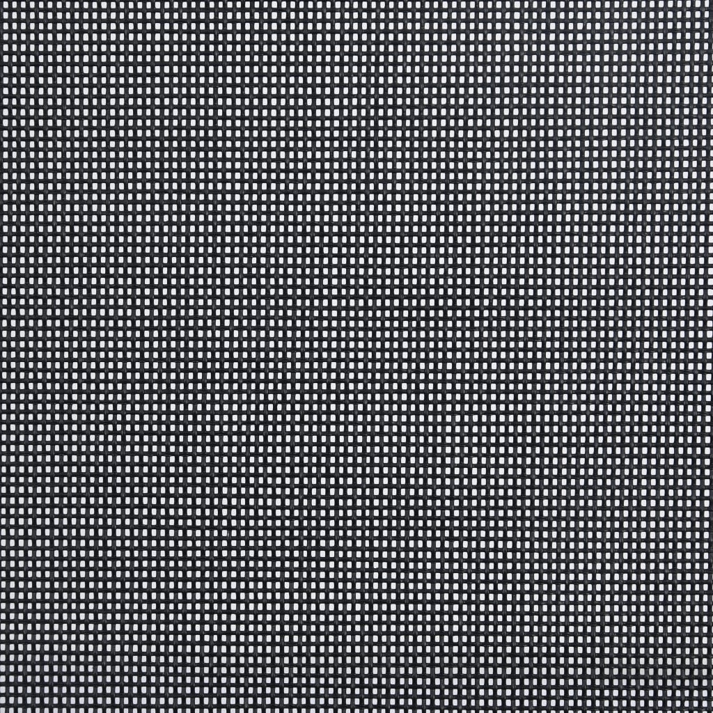 Folding Garden Chairs 6 pcs Textilene Black