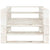 Garden Pallet Armchair Wood White