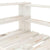 Garden Pallet Armchair Wood White