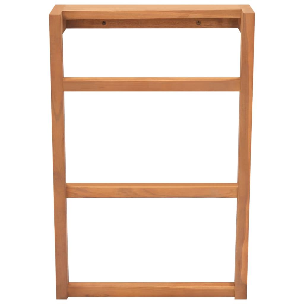 Towel Racks 2 pcs Solid Teak Wood