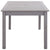 Garden Table Grey Wash 200x90x74 cm Solid Acacia Wood