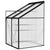 Greenhouse Anthracite Aluminium 2.59 m³