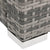 Double Sun Lounger Poly Rattan Grey