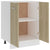 Bottom Cabinet Sonoma Oak 60x46x81.5 cm Engineered Wood