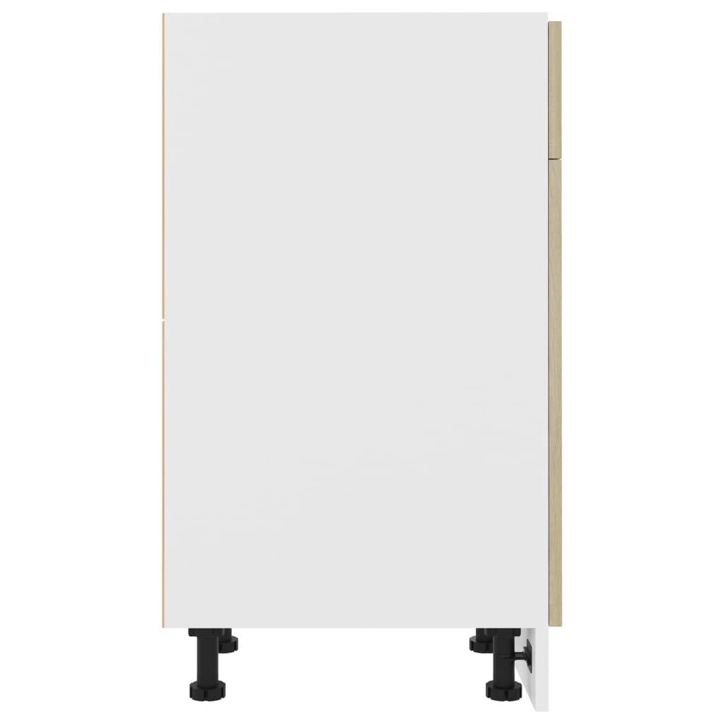 Drawer Bottom Cabinet Lyon Sonoma Oak 30x46x81.5 cm Engineered Wood