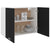 Hanging Cabinet Lyon Black 80x31x60 cm Engineered Wood