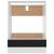 Oven Cabinet Lyon Black 60x46x81.5 cm Engineered Wood