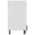Oven Cabinet Lyon Black 60x46x81.5 cm Engineered Wood
