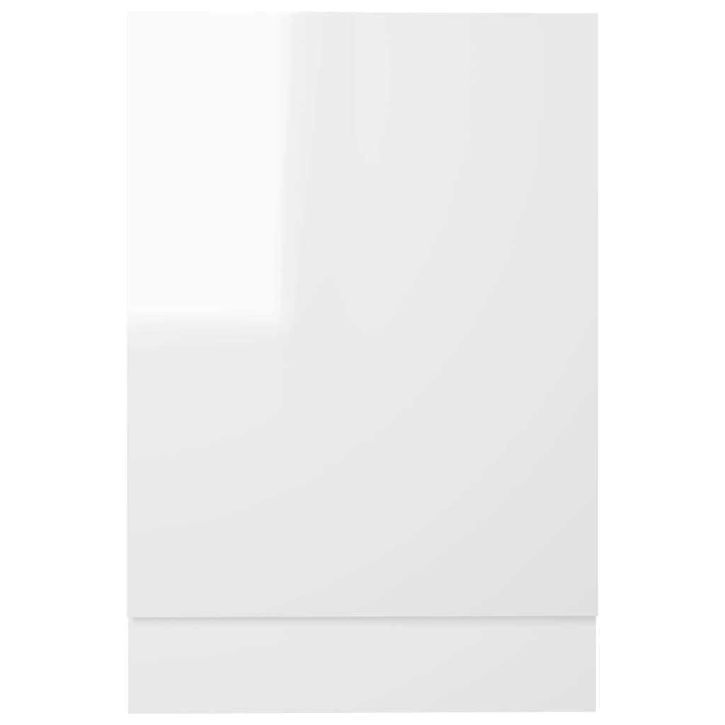 Dishwasher Panel Lyon High Gloss White 45x3x67 cm Engineered Wood