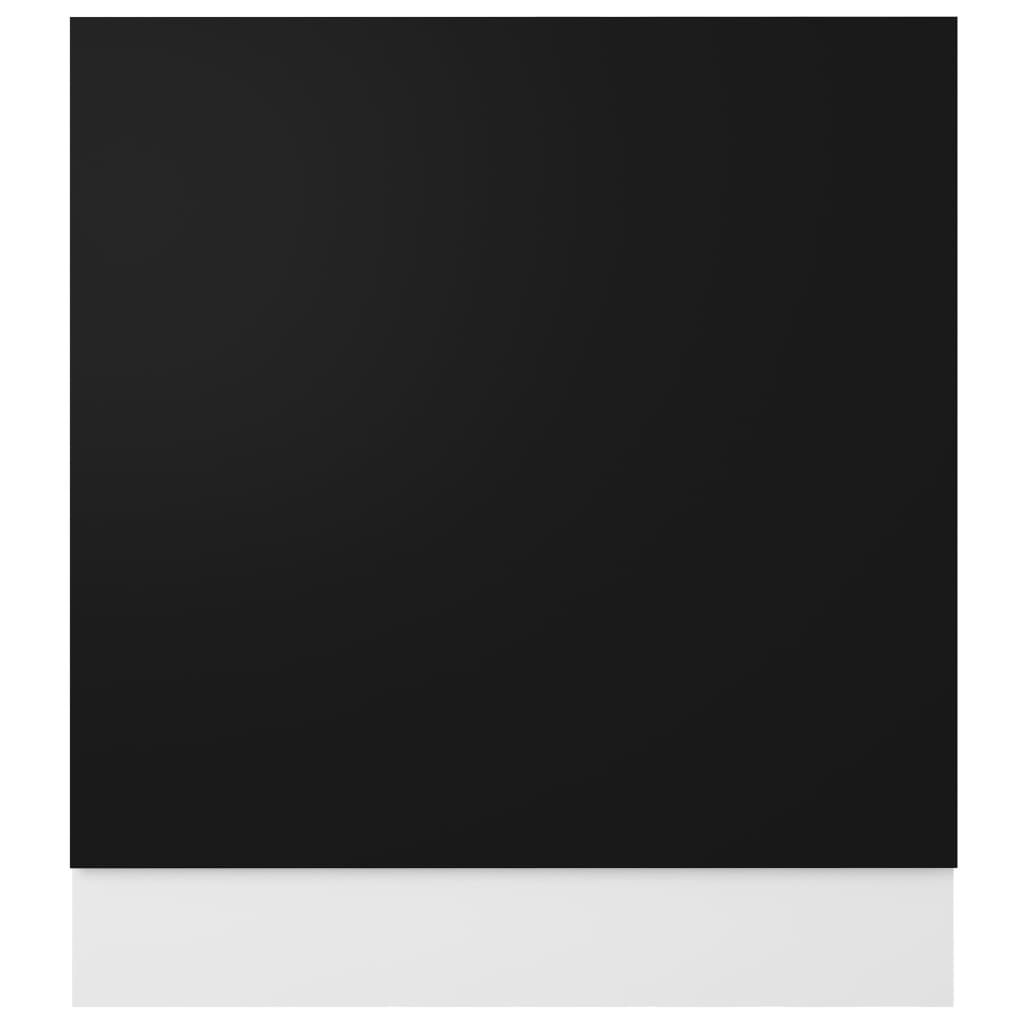 Dishwasher Panel Lyon Black 59.5x3x67 cm Engineered Wood