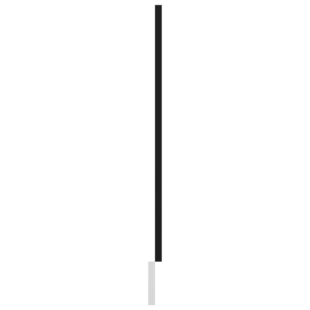 Dishwasher Panel Lyon Black 59.5x3x67 cm Engineered Wood