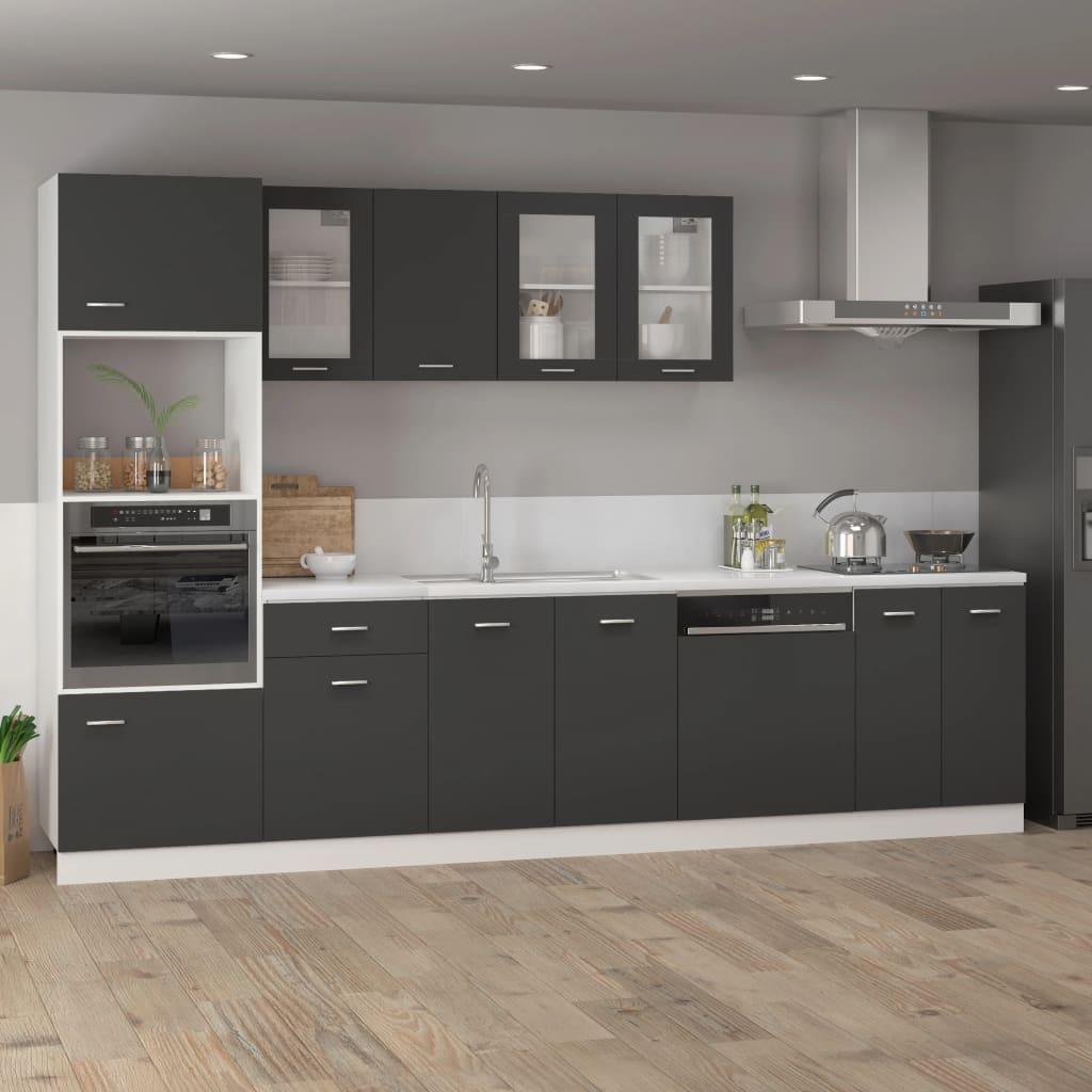 Dishwasher Panel Lyon Grey 59.5x3x67 cm Engineered Wood