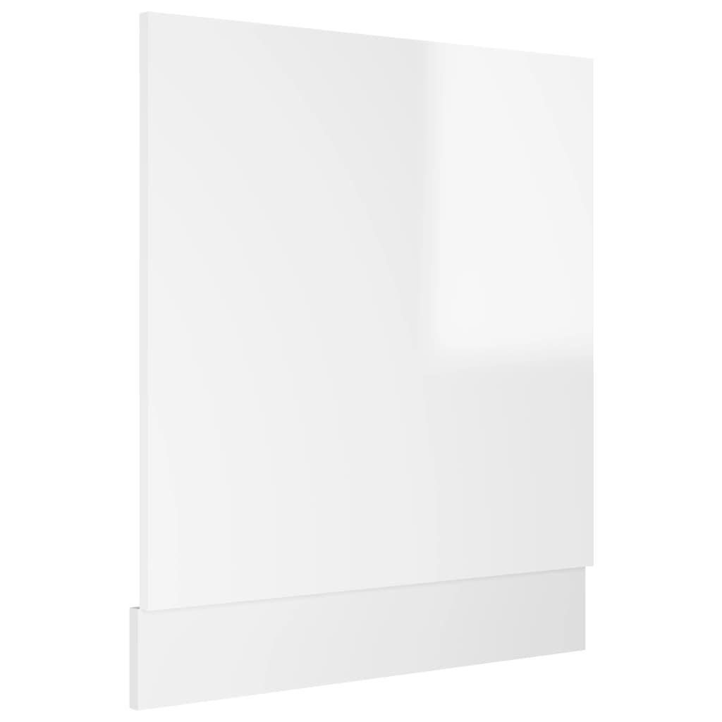 Dishwasher Panel Lyon High Gloss White 59.5x3x67 cm Engineered Wood