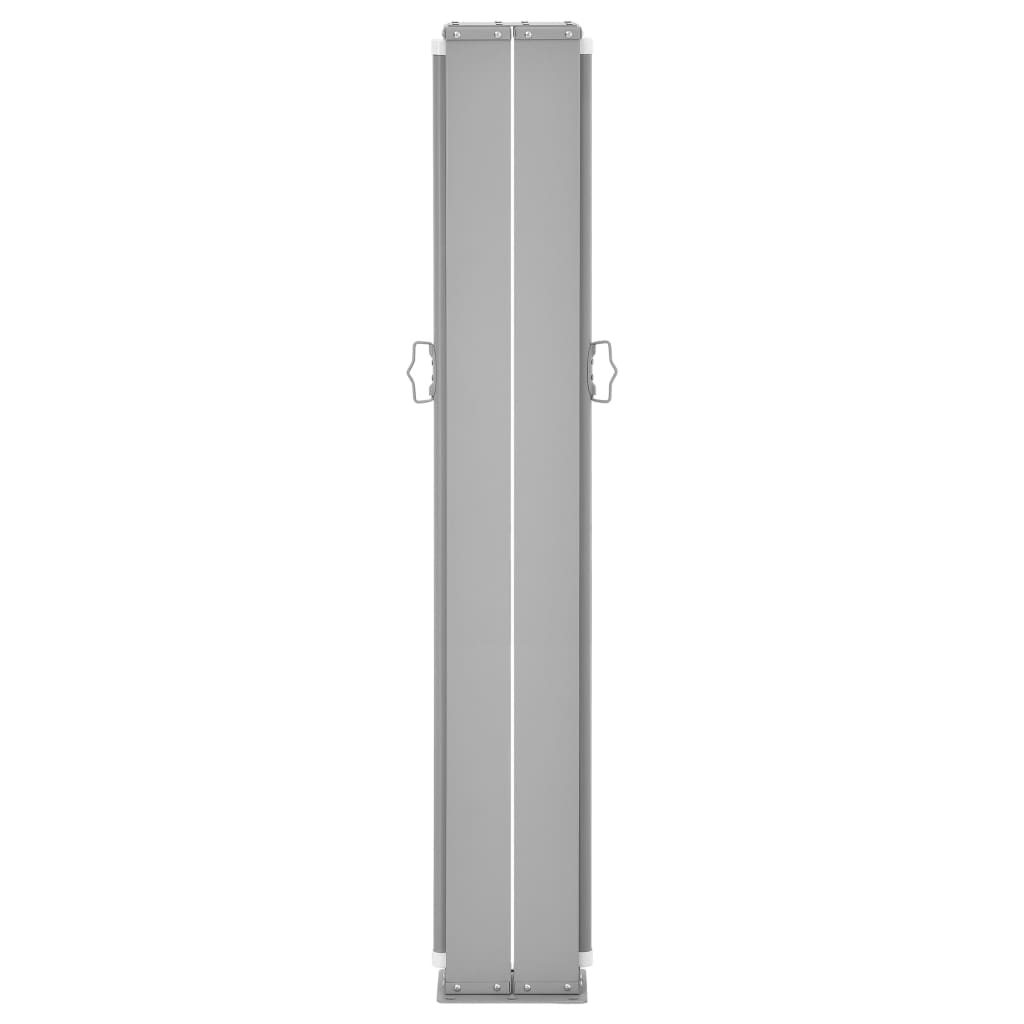 Patio Retractable Side Awning 170x1200 cm Black