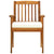 Garden Dining Chairs 2 pcs with Cushions Solid Acacia Wood