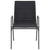 Stackable Garden Chairs 2 pcs Steel and Textilene Black