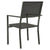 Garden Chairs 2 pcs Textilene and Steel Black and Anthracite