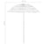 Hawaii Beach Parasol White 180 cm