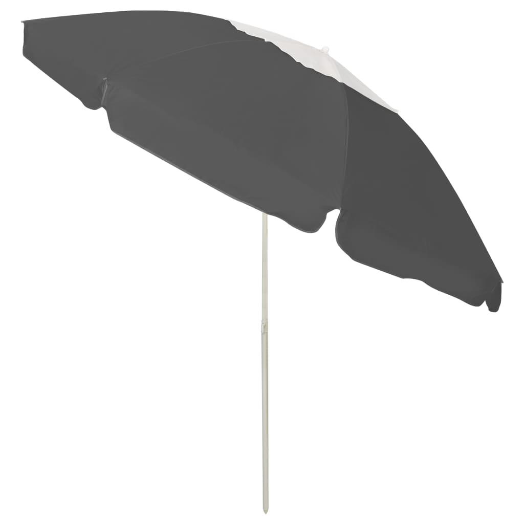 Beach Umbrella Anthracite 240 cm