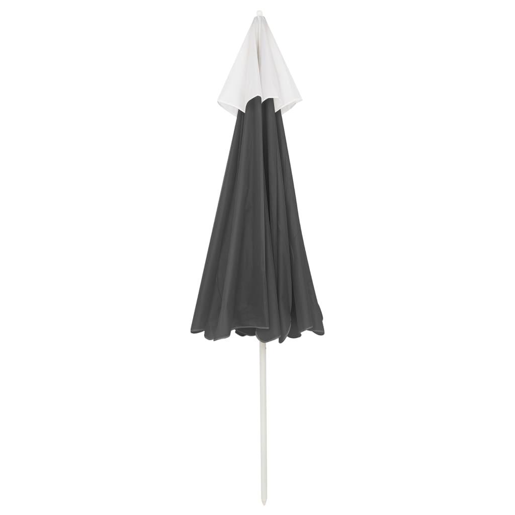 Beach Umbrella Anthracite 240 cm