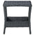 Garden Table Dark Grey 45x45x46.5 cm Poly Rattan