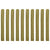 Impregnated Fence Slats 10 pcs Wood 100 cm