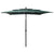 3-Tier Parasol with Aluminium Pole Green 2.5x2.5 m