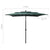 3-Tier Parasol with Aluminium Pole Green 2.5x2.5 m