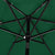 3-Tier Garden Parasol with Aluminium Pole Green 2.5 m