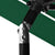 3-Tier Garden Parasol with Aluminium Pole Green 2.5 m