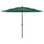 3-Tier Garden Parasol with Aluminium Pole Green 3 m